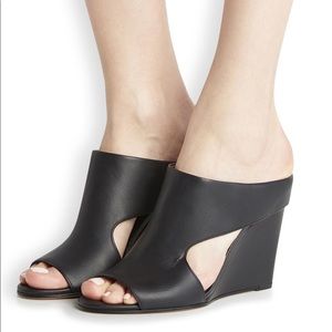 Vince Kaya peep toe wedge
